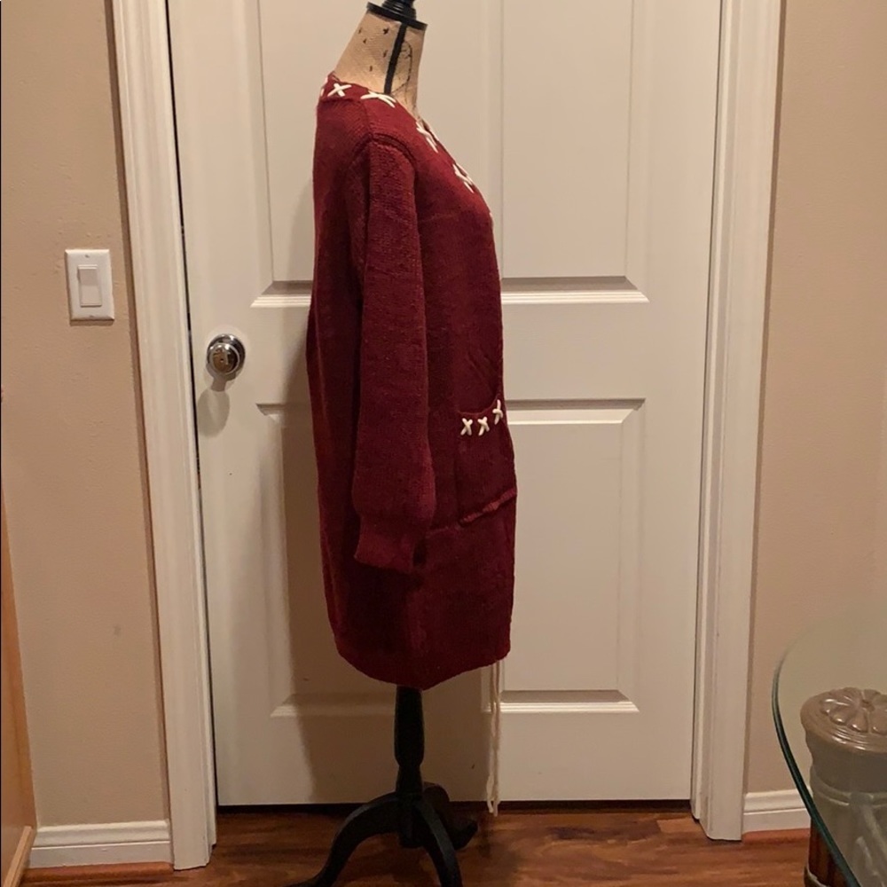 Chloah burgundy sweater - Picture 6 of 6